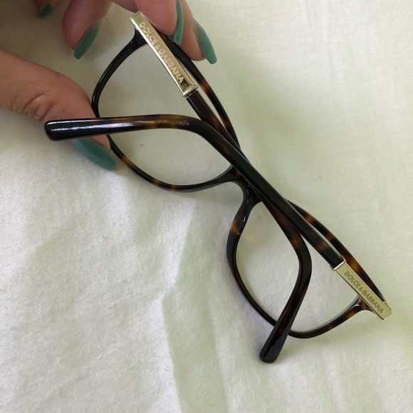 D&G Tortoise Shell Eyeglass Frames - Picture 6 of 8